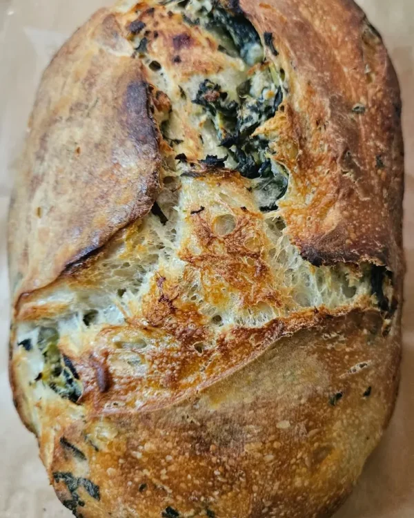 Spinach Artichoke Sourdough
