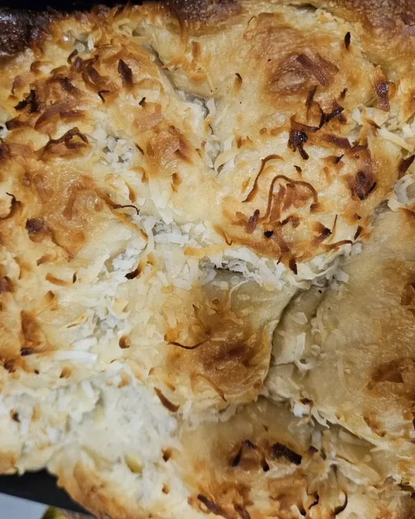 Pineapple Coconut Focaccia